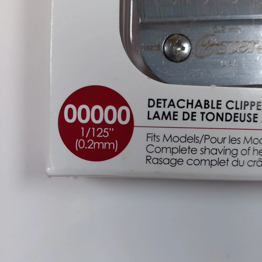 Oster #00000 (0.2mm) Clipper Blade Classic 76 #76918-006 Star-Teq 1/125